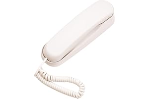 Entweg Teléfono fijo con cable Teléfono fijo Mini para la oficina del hotel en casa Banco Centro de llamadas