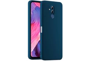 HULLIN Funda de Silicona Colorida para Teléfono, Adecuada para Huawei Mate20 Lite (6.3") - Azul Zafiro