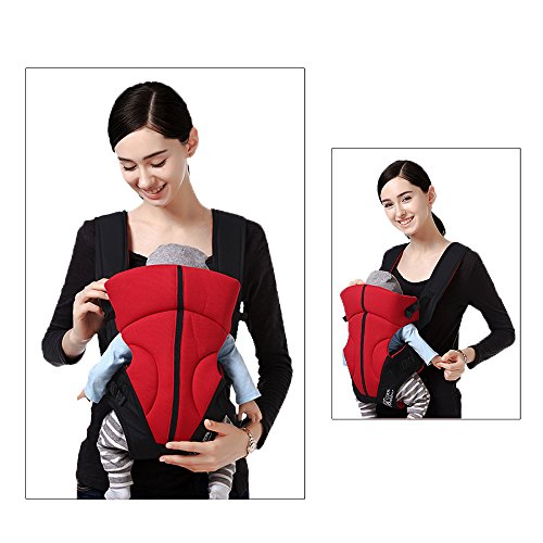 HJ® Baby-und Kindertrage Comfort Babytrage Bauch- und Rücken- 3.6-9.1KG 3-18 Monate - 6