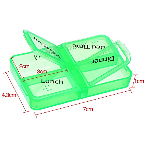 Mudder Pille Box 7 Tag Medizin Box Organizer mit 28 Fächern - 3