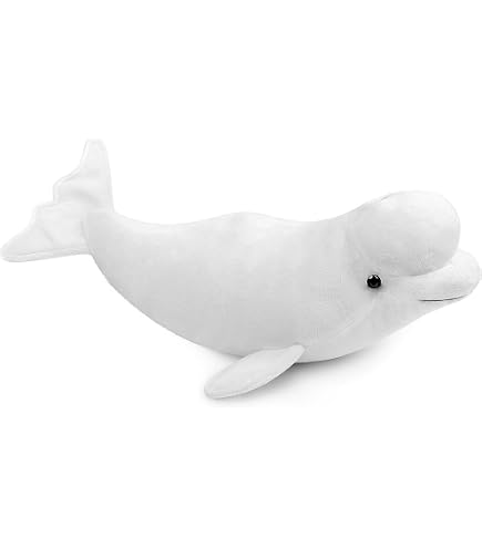 Wild Republic Ecokins Belugawal Kuscheltier – 20 Cm, Aus Recycelten PET-Flaschen, Nachhaltig & Sicher Für Babys