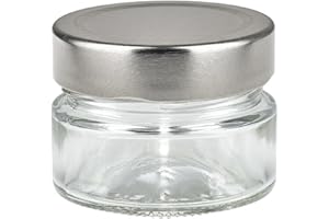 Firmadigaranzia srl - 20 vasetti vetro PICCOLI per monodose miele confetture marmellata bomboniere segnaposto 30 ml tappo twist-off