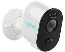 Reolink LED Spotlight Solar Security Camera Outdoor with Rechargeable Battery, CCTV Wireless WiFi IP Camera with 1080p Color 