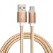 Produktbild Kabel OHQ Für Samsung galaxy s7 Edge 1M LED Licht Micro USB Ladekabel Daten Ladekabel (Gold)