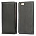IPHOX Coque iPhone 6S Plus/ 6 Plus Étui de Protection Porte-cartes en Cuir Portefeuille multi-Usage Housse Rabattable Fermeture Magnétique par Clapet -Noir
