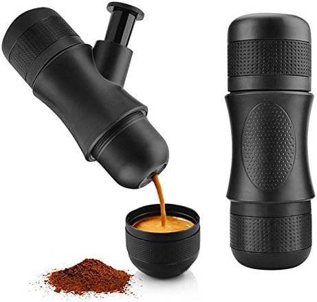 Portable Hand Held Manual Pressure Coffee Machine Mini Espresso Maker for Home office Travel Outdoor (Portable Cofee Maker)
