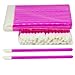 Produktbild 50 Stück Reinigungsstäbchen für die Wimpernverlängerung - Microblading - Microfaser und Fusselfrei - Lippenpinsel - in Pink