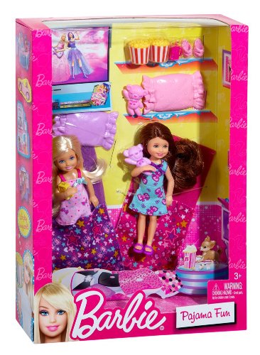 Mattel Barbie Chelsea Slumber Party Giftset