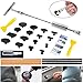 Produktbild Manelord Dent Abzieher Removal Ausbeulwerkzeug, Lackfreies Dellen Reparaturset Puller Kit, Gleithammer Repair Set mit 16 Stück Klebel für DIY Fahrzeug Kühlschrank Waschanlage Dellen Reparatur