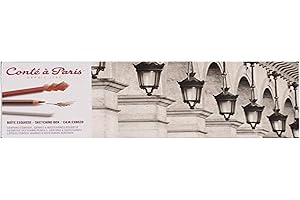 CONTÉ À PARIS CONTE A PARIS COFFRET ESQUISSE 12 CARRE + 3 CRAYONS + ACCESS