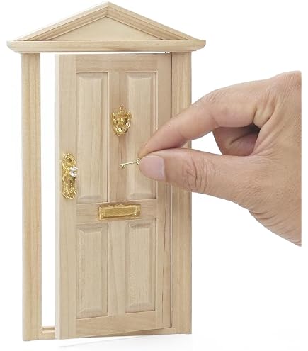 Mini Vitrine à Gâteaux En Bois Pour Maison De Poupée - Meuble Pâtisserie Avec Porte Coulissante, Décor Cuisine Miniature
