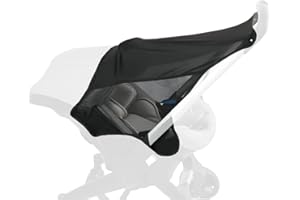 iNszkoos Baby Stroller Sun Shade Net Compatible with Doona Stroller & Carseat (Non FIT Doona X) Car Seat Stroller Sunshade Awning Canopy Stroller Sun Cover Protection Shield with Great UV Protection