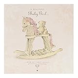 Hallmark New Baby Card For Girl 'Love At First Sight' - Medium Square