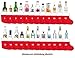 Produktbild Unbekannt Gin Tonic Adventskalender - 12x Verschiedene Gin Sorten + 12x Verschiedene Tonic Sorten + Socken zum aufhängen - Inkl. Pfand MEHRWEG