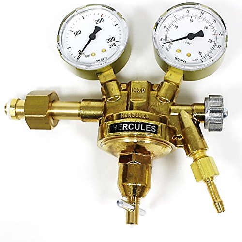 HERCULES Druckminderer Argon Druckregler MIG MAG WIG Schutzgas Schweißen 200 bar
