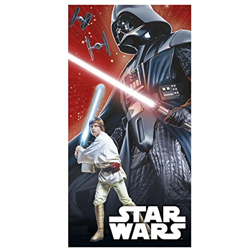 Preisvergleich Produktbild Kids Licensing – sw92262 – Strandtuch – Star Wars – Darth Vader