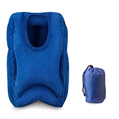 Oreiller de Voyage Gonflable pour Avions 