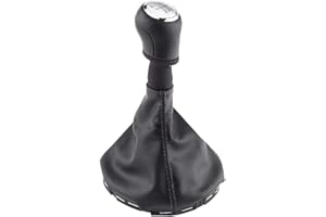 Minyinla 6 Gang Auto Schaltknauf Stick mit Kofferraumrahmen Kit Getriebe Shift Knop Gamasche Boot Cover für Transporter T5/T6 (2003-2011) Popular