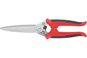 FELCO 456 Universalschere aus Edelstahl – Vielseitige Mehrzweck-Schere für Garten, Haushalt und Werkstatt, gezahnte Klinge, ergonomischer Griff, langlebig und präzise