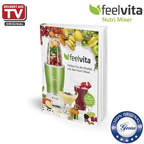 Download Genius Feelvita Rezeptbuch | Smoothie & Shakes | Gesundheit & Vitalität | Mixen | Kochen | Backen | Zubereiten | Ernährung | Fitness Download Genius Feelvita Rezeptbuch | Smoothie & Shakes | Gesundheit & Vitalität | Mixen | Kochen | Backen | Zubereiten | Ernährung | Fitness