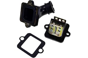 2EXTREME Ansaugstutzen Set offen Membranblock kompatibel mit Peugeot liegend Speedfight 3 4 JetForce