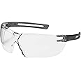 uvex x-fit Protective Glasses 9199 – Scratch and Anti-Fog – 100% UV 400 Protection – Safety Glasses with Clear Lens, Chemical Resistant Work Glasses for Laboratories
