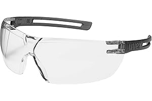 uvex x-fit okulary ochronne 9199 – odporne na zarysowania i zaparowanie, 100% ochrona UV 400 – okulary ochronne z powłoką – okulary robocze odporne na działanie środków chemicznych