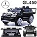 Produktbild crooza Mercedes-Benz SUV GL450 GL 450 Jeep 12V Kinderauto Kinderfahrzeug Kinder Elektroauto (Schwarz)