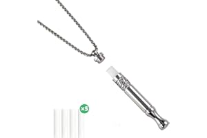 DIYNATUR Ora Rauchfrei,Hilfsmittel zur Raucherentwöhnung,ist mit 20 Baumwollkernfiltern ausgestattet.Einzigartiges Design für die menschliche Atmung,das die Raucherentwöhnung effektiver unterstützt (Silber)