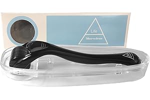 ‎MARVELOUS LIFE Marvelous Life Dermaroller 540 Titan Nadeln verschiedene Längen (0,25mm) Verbesserte Version