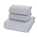 Produktbild Luxus-Baumwolltuch-Sets Geschenk-Handtücher Badetücher 27 6 × 55 Zoll Handtücher 27 6 Zoll,Blue