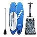 Produktbild LINGJUN Stand up Paddle Board Sup aufblasbares Surf Brett Paddling Surfboard, bis 140kg 305 x 75 x 15cm DE Lager