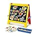 Price comparison product image Creative Foldable Children Black/ White Double Sided Drawing Board with Magnetic Letters Alphabet Art Magnetic Blackboard Desk Table Top Easel Toy Dry Erase Doodle Board Scribble Writing Board Kids Children Toddler for 3 Years Old and UP