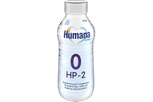‎HUMANA Humana 0-HP-2 Expert trinkfertig, von Geburt an, Lebensmittel für besondere medizinische Zwecke zum Diätmanagement bei Frühgeborenen mit Gewicht über 1.800 g und Bedarf an Aufholwachstum, 1 x 470 ml
