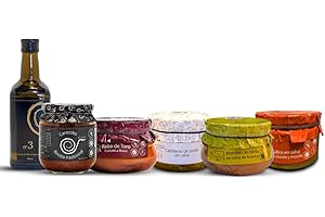 OBRADOR LOS CARACOLES Pack Gourmet 6. Rabo de Toro estofado 640gr + Carrilleras cerdo al vino blanco 440gr + Caracoles en salsa 550gr + Manitas de cerdo salsa boletus 610gr + Callos en salsa 560gr + AOVE 500ml.