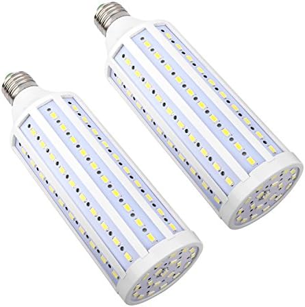 2-Pack 30W LED Bulbs Corn Light – E27 Corn Lamp (270W Equivalent ) Cool White 6500k 2600lm for Street Lamp Post Lighting Garage Warehouse High Bay Barn Porch Backyard Garden