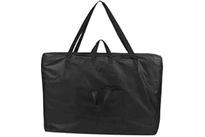 NIMOA Massage Bed Storage Bag, Massage Table Carrying Case, Professional Portable Spa Tables Carrying Bag Shoulder Canvas Space-Saving (Black)