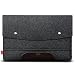 Produktbild Pack & Smooch Kompatibel für iPad 2018 / iPad Pro 9.7" Hülle, Case HAMPSHIRE Tasche mit Pencil Halter aus 100% Merino Wollfilz und pflanzlich Gegerbtem Leder (Anthrazit mit Dunkelbraun) - Handgefertigt in Hamburg