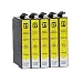 Produktbild 5 Druckerpatronen kompatibel zu Epson 27-XL, T2704, T2714 (Gelb) passend für Epson WorkForce WF-3600 WF-3620DWF WF-3620WF WF-3640DTWF WF-7110DTW WF-7600 WF-7610DWF WF-7620DTWF