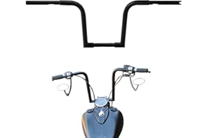 TCMT 1.2 "Ape Appendini Grasso 12" Rise Manubrio Fit Per Harley FLST FXST Softail Slim Heritage Fat Boy Deluxe Deuce Sportster XL 883 1200 Dyna Super Glide Wide Glide Low Rider Fat Bob