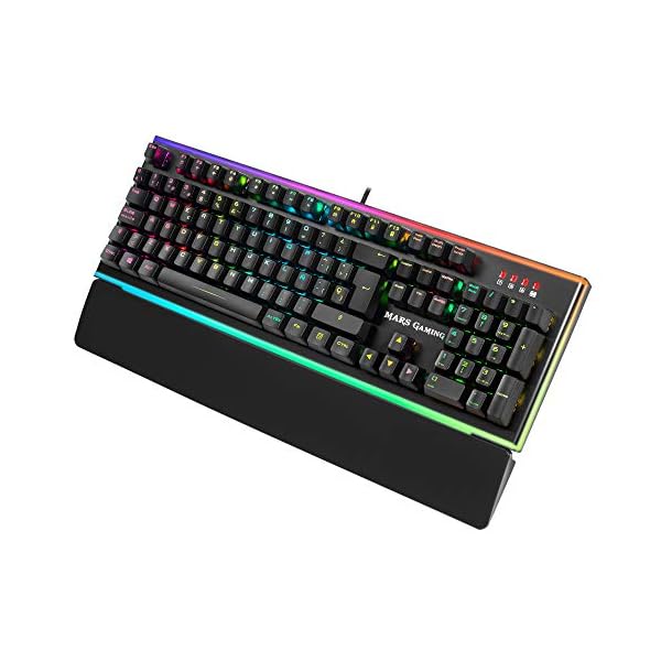 Mars Gaming MK6, teclado óptico-mecánico, LED Dual Chroma RGB, switch marrón - Image 5