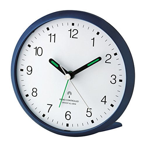 Analog-Funk-Wecker TFA 60.1506.06 blaumetallic Lautlos-Sweep-Uhrwerk