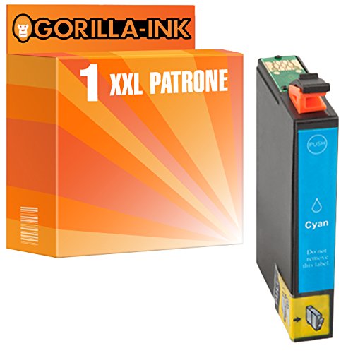 Gorilla-Ink® 1 -Tinten-Patrone XXL 29XL GI2992 Cyan kompatibel für Epson Expression Home XP-435 XP-432 XP-442 XP-445