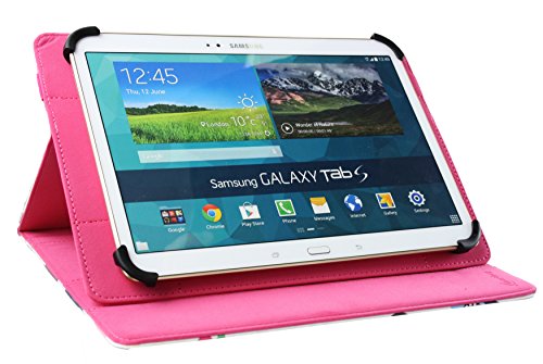 Emartbuy® Denver TAQ-10223G 10.1 Zoll Tablet PC Universalbereich ( 10 – 11 Zoll ) Eule Multi Angle Exekutiv Folio Mappen Kasten Abdeckung mit Kartensteckplätze + Eingabestift - 2