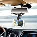 Produktbild Universal Smartphone Halter Auto KFZ Rückspiegel Halterung Ständer Truck Auto Halterung Cradle für iPhone 7, 7 Plus, 6S Plus, 6, 5S, Samsung Galaxy S6/S5/S4/S3, Note 4/3/2, GPS/PDA/MP3/MP4
