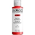 Golden Artist Colors Fluid Acrylic Paint Color (Naphthol Red Medium, 4 Oz)