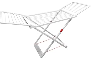 Acan Tradineur - Tendedero Plegable 100% de Resina, 20 Metros de Espacio de tendido. Fabricado en España, válido para Interio