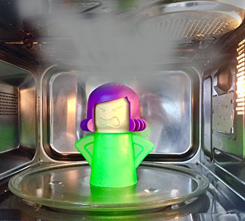 IWILCS Mikrowelle Reiniger Gesunde Küche, Angry Mama Küche Mikrowelle Reiniger Werkzeug Gizmo-Gerade Fügen Sie Essig und Wasser - 5
