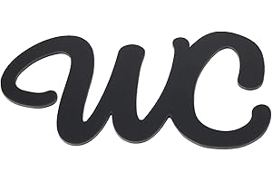 Guyode Adesivi per Porte Toilette, Targhette Porta Wc Bagno Autoadesiva, Targhette Personalizzate Becorazioni Bagno, Decorative Door Signs Indoors, Cartelli Guida Per Wc per Ristorante Ufficio Bar