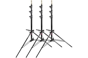 Manfrotto 3er-Pack Stativ Master Schwarz 1004BAC-3